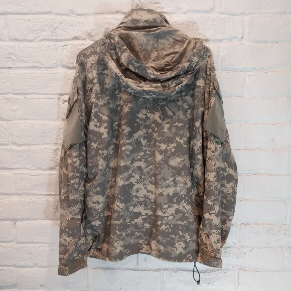 US Military Army Jacket Mens M Digital Camo Soft Shell Hooded Cold Weather - Picture 4 of 14